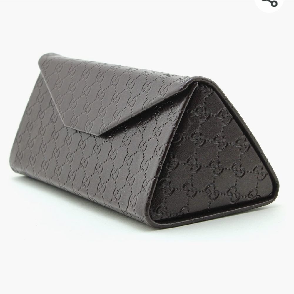 Gucci GG monogram tri fold glasses case small